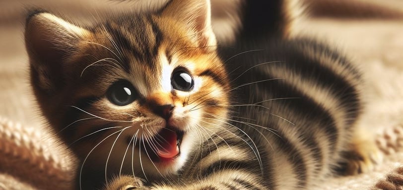 A cat demonstrating sign language communication, showcasing the concept of cats understanding and us