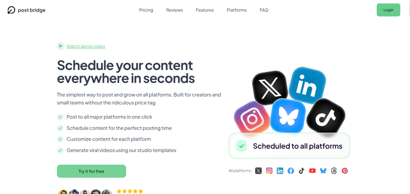 Post on all social media with Post bridge