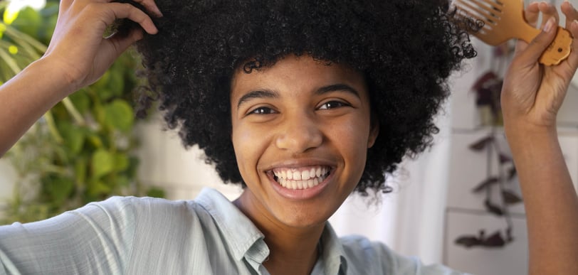 taking care of type 4 hair