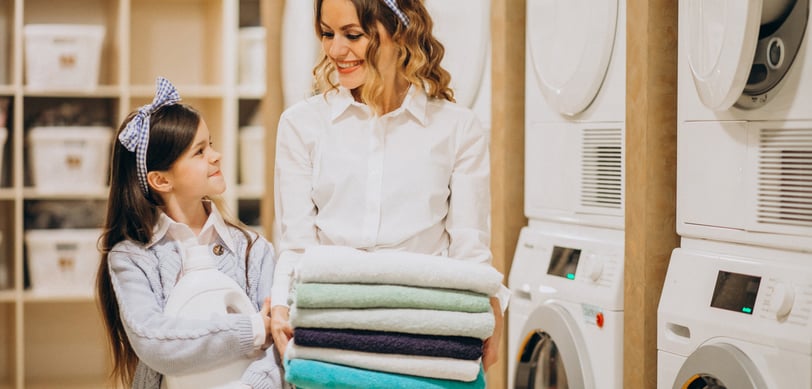 doing laundry