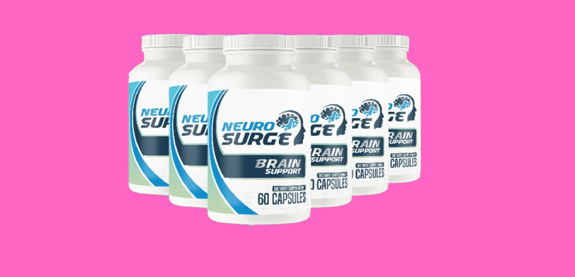 Bottles of the innovative Neuro Surge product