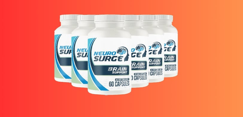 Bottles of the innovative Neuro Surge product