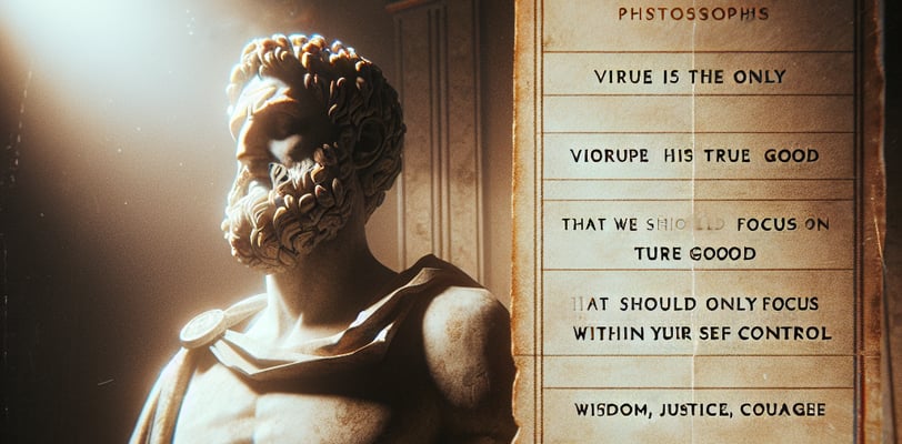 Real life examples of stoicism