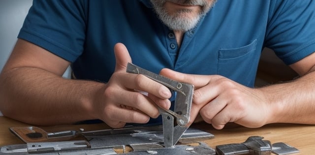 Glueing metal to metal