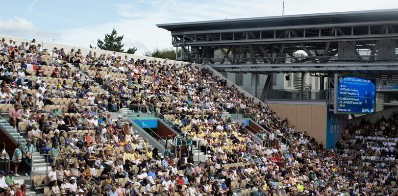 The Suzanne-Lenglen court is the second largest tennis court at Roland-Garros stadium.