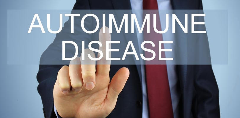 man point to autoimmune