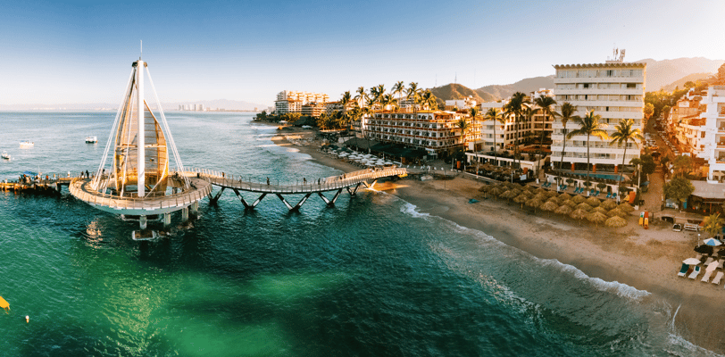vista panoramica do jalisco em puerto vallarta mexico