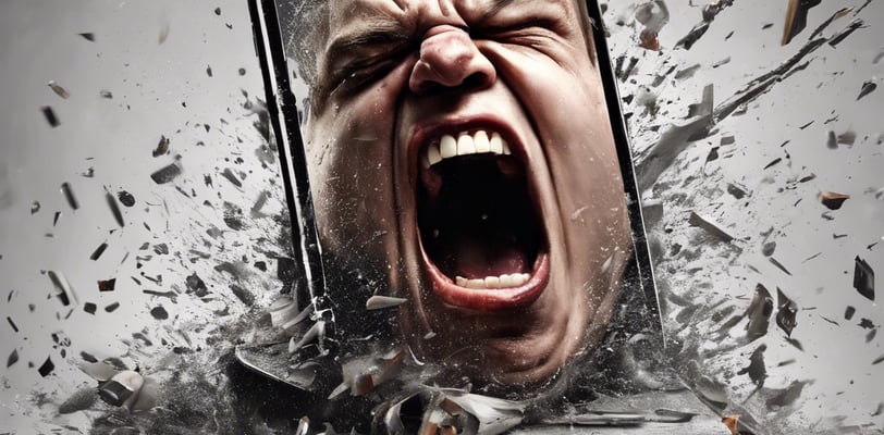 Angry and out of control
