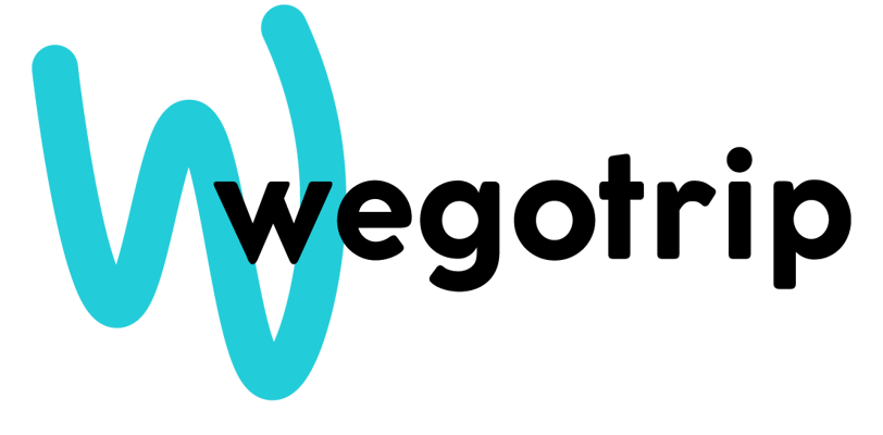 a blue and white w logo on a black background