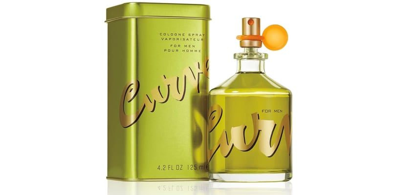 a bottle of perfume with a box of perfume