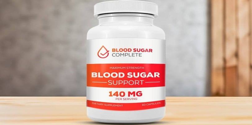 a bottle of blood sugar complete