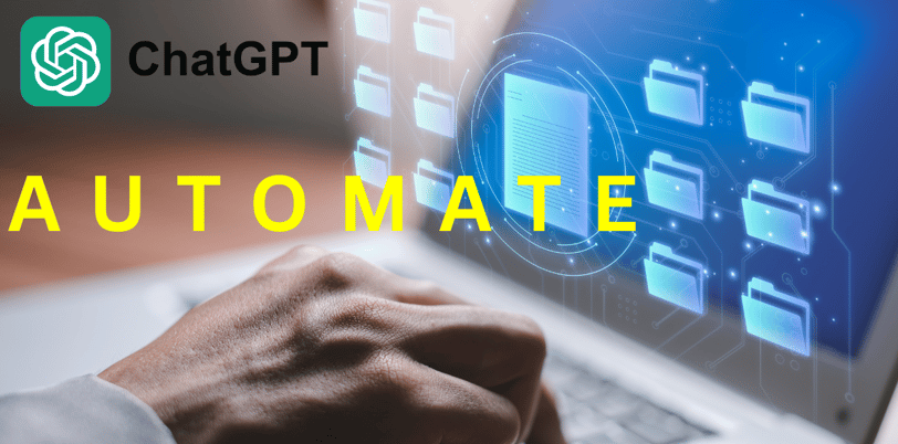 Freelancer setting up ChatGPT for client outreach on laptop for TurboStack AI blog 2025
