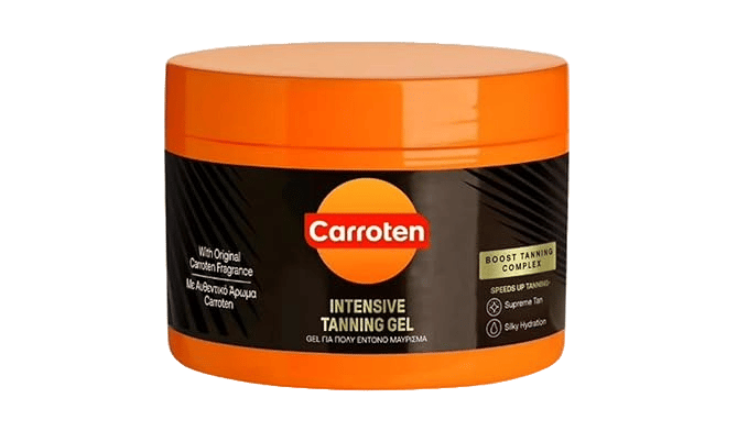 Carroten Intensive Tanning Gel: Ideal for those seeking a deeper and more radiant tan