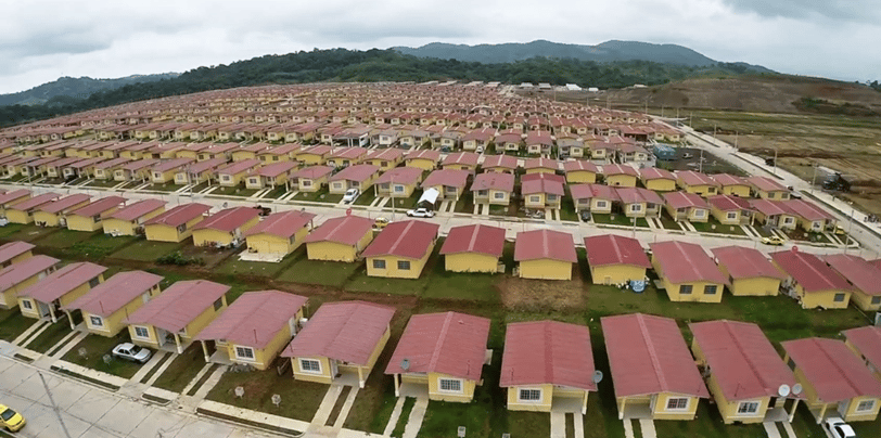 PANAMA HOUSES. SOCIAL HOUSING. UK, 