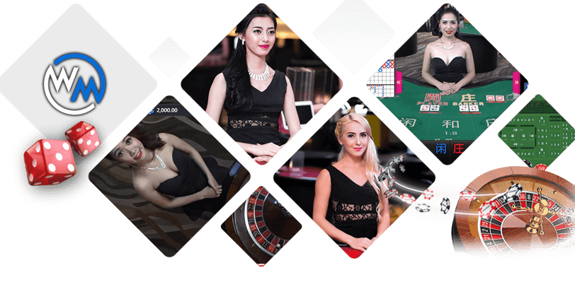 a woman in a black dress and a casino roule