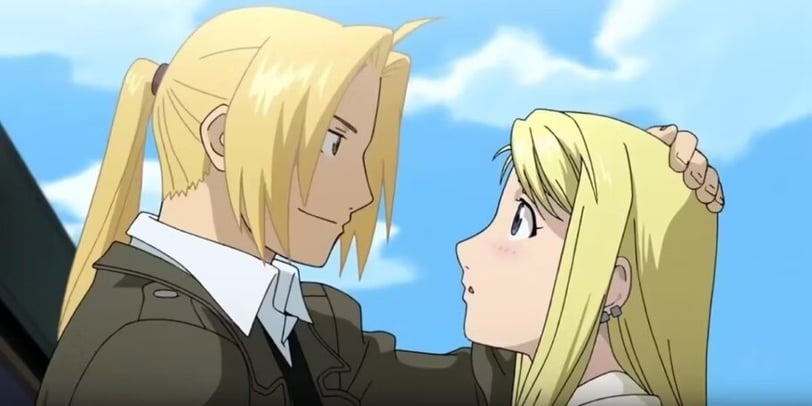 Fullmetal Alchemist Brotherhood Edward and Winry