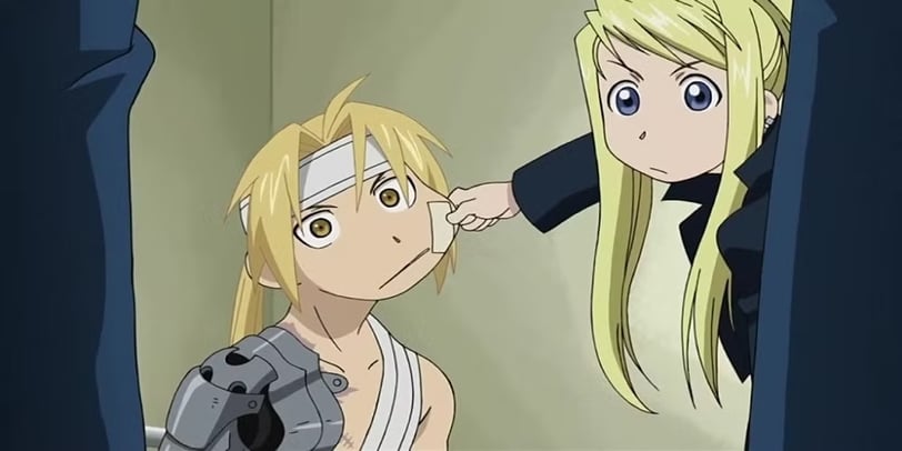 Fullmetal Alchemist Brotherhood Edward and Winry