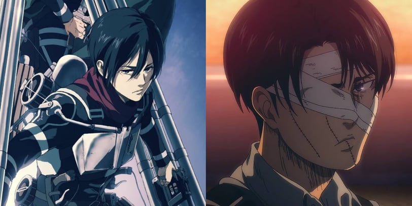 Attack on Titan Mikasa vs Levi