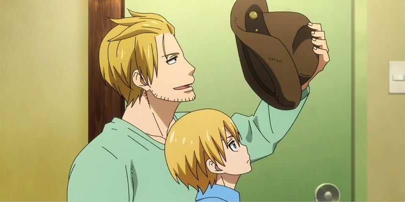 Fire Force Arthur Boyle with his Father