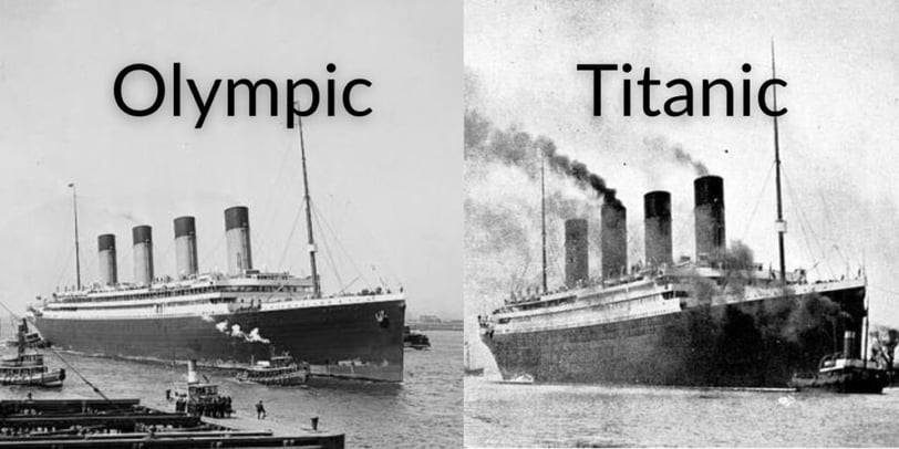 titanic y olimpic