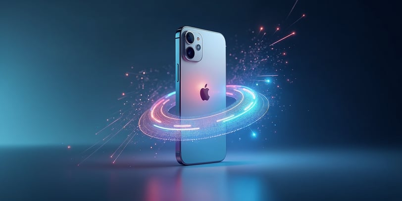 Iphone 16 with AI theme