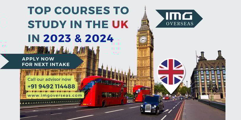 Top courses to study in the UK in 2023 & 2024