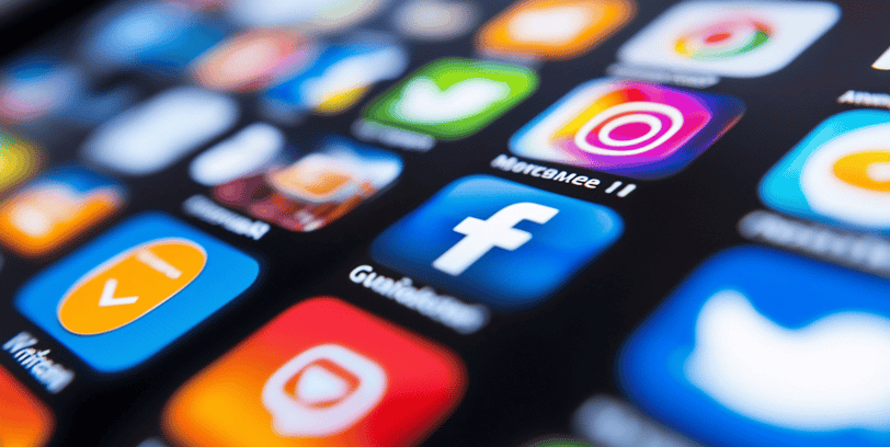 a close up of a cell phone screen showing a number of different apps