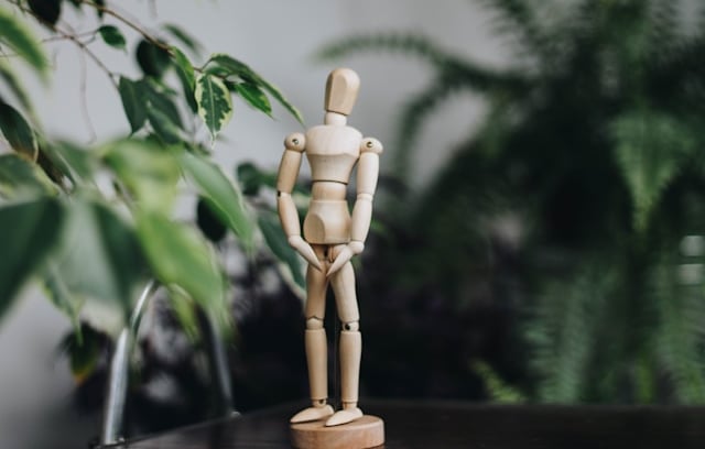 a wooden mannequine of a wooden dummy