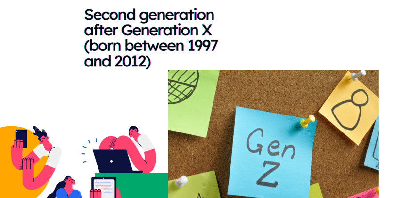 Second generation after Generation X (born between 1997 and 2012)-Genz