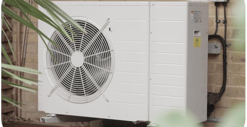 Heat Pump On Wall