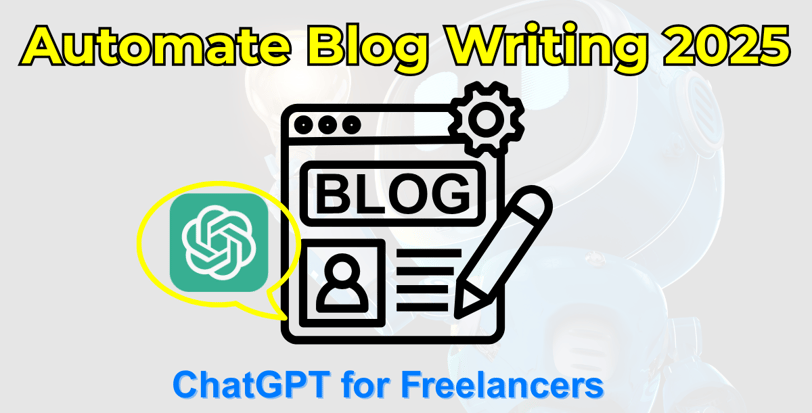 ChatGPT automating blog writing for freelancers 2025 by TurboStack AI.