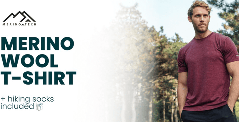 Merino wool quick-dry travel shirt, comfortable and odor-resistant travel clothes for hot weather