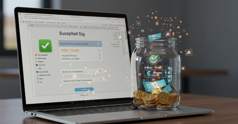 Tip freelancer on fiverr
