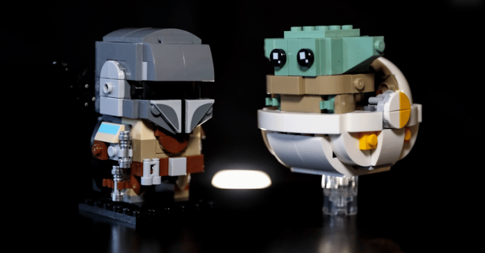 mandalorian e grogu lego
