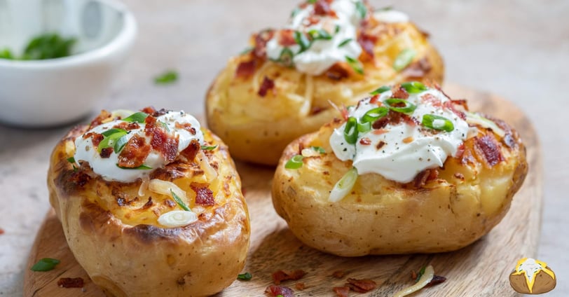 Microwave baked potato