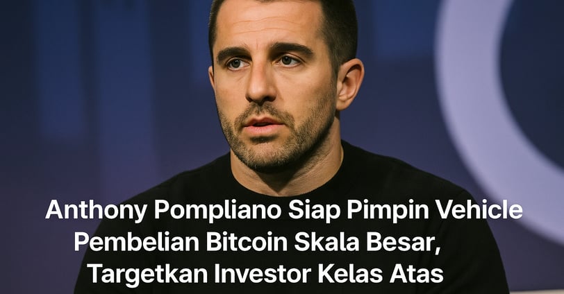 Anthony Pompliano Siap Pimpin Vehicle Pembelian Bitcoin Skala Besar | NuntiaNews