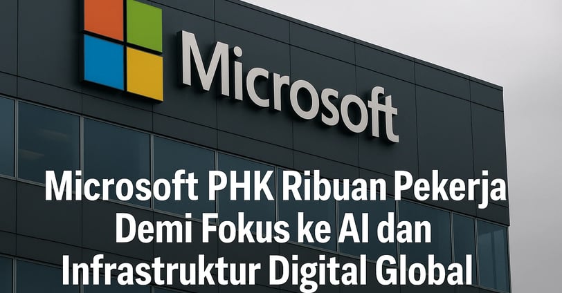 Microsoft PHK Ribuan Pekerja Demi Fokus ke AI dan Infrastruktur Digital Global | NuntiaNews