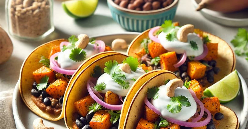 Egg-less breakfast taco