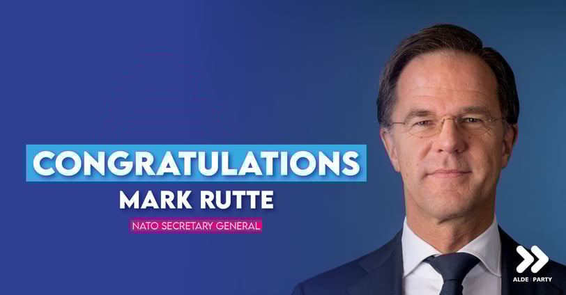 Liberal Leader Mark Rutte from Netherlands Named as NATO Secretary General