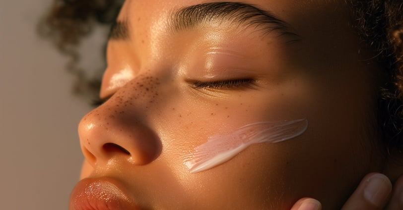 a woman with a white face and a white face with a white face