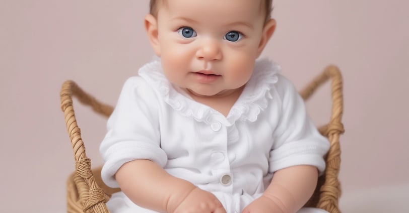 a baby in a basket basket with a basket of eggshells