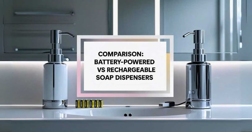 Comparison: Battery-Powered vs Rechargeable Soap Dispensers