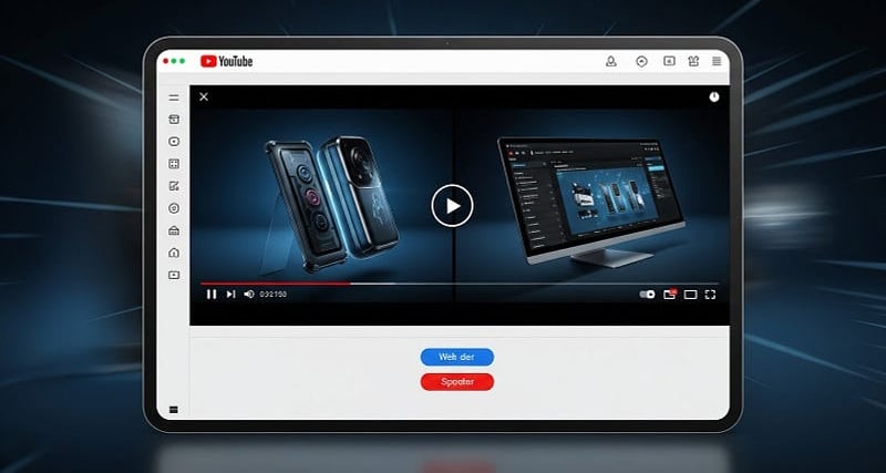 Professional YouTube commercial or SaaS demo video.