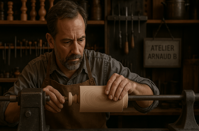 échecs et tournage sur bois