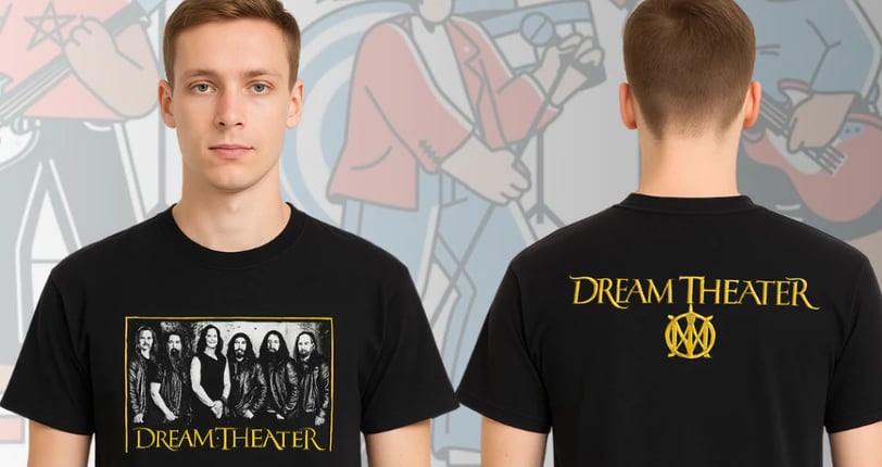 Kaos Pria Band Dream Theater
