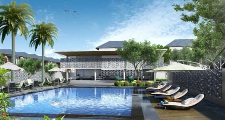 Desain Club House di Cikarang