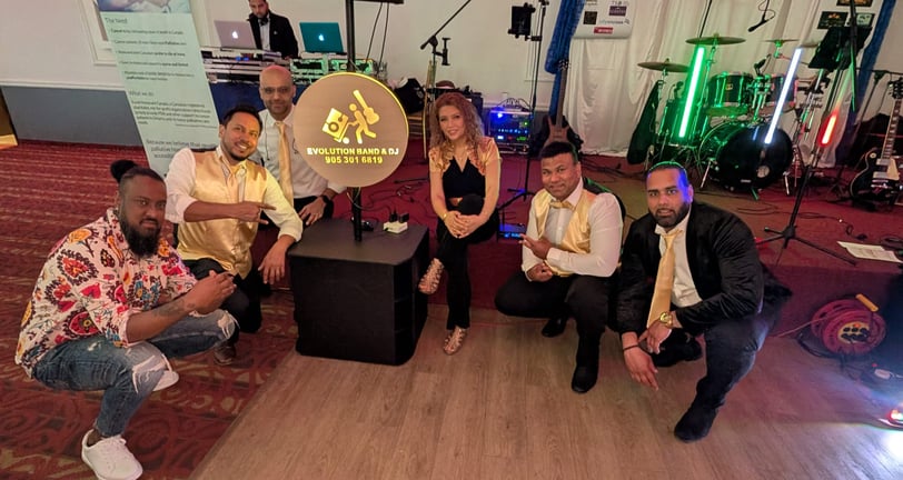 Live band & DJ at sold out event
