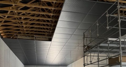 Isolation plafond pour un chai