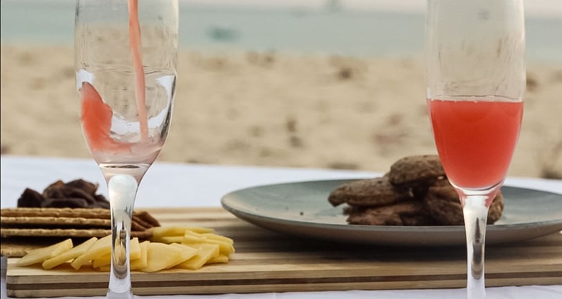 luxurious private beach dinner in Barbados 