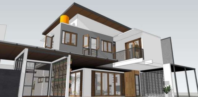 Desain Rumah Tinggal di Karawang